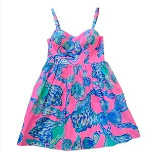 💕Lilly Pulitzer Ardleigh dress pink pout barefoot 💕